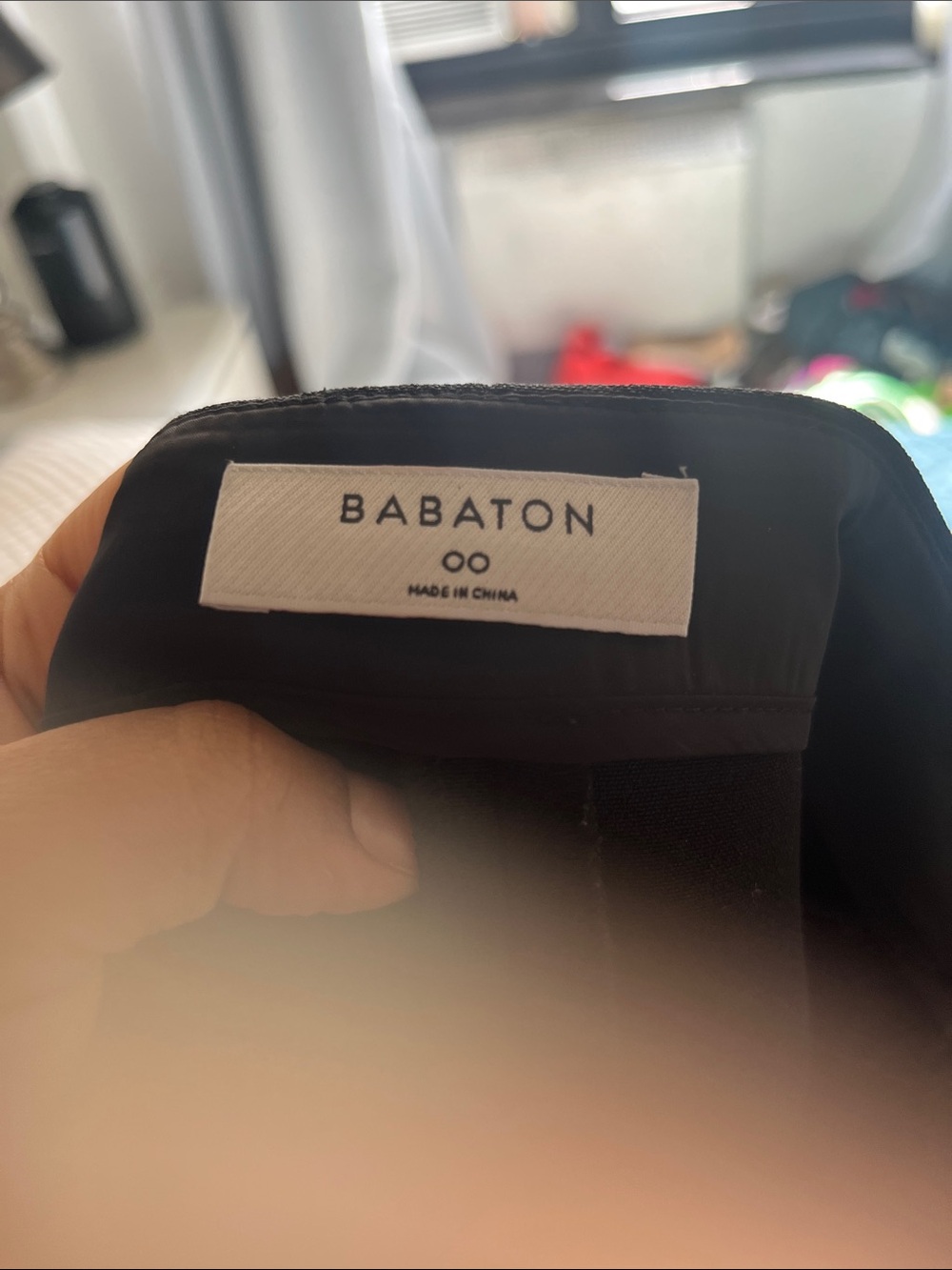 Babaton by aritzia Black Mini Skirt with Subtle Wrap Detail - Picture 8 of 10